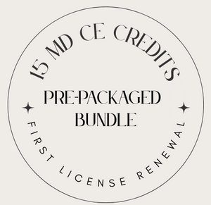 MD First Time Renewal (If Licensed after 10/1/23) CE Convenience Bundle May 2025