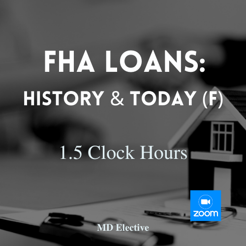 FHA Loans: History & Today (f) -ZOOM- 10-27-2023