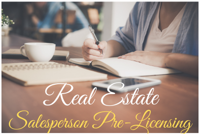 Real Estate 60 Hour Pre Licensing Course- May 3-June 9, 2021